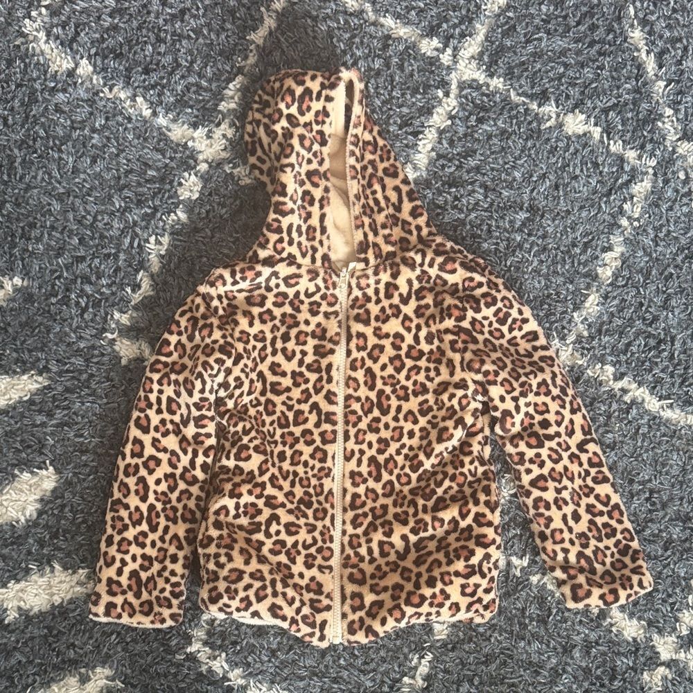 Emma & Elsa Girls Reversible Fleece Jacket